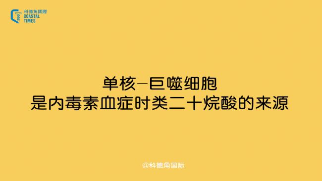 單核-巨噬細胞是內(nèi)毒素血癥時類二十烷酸的來源